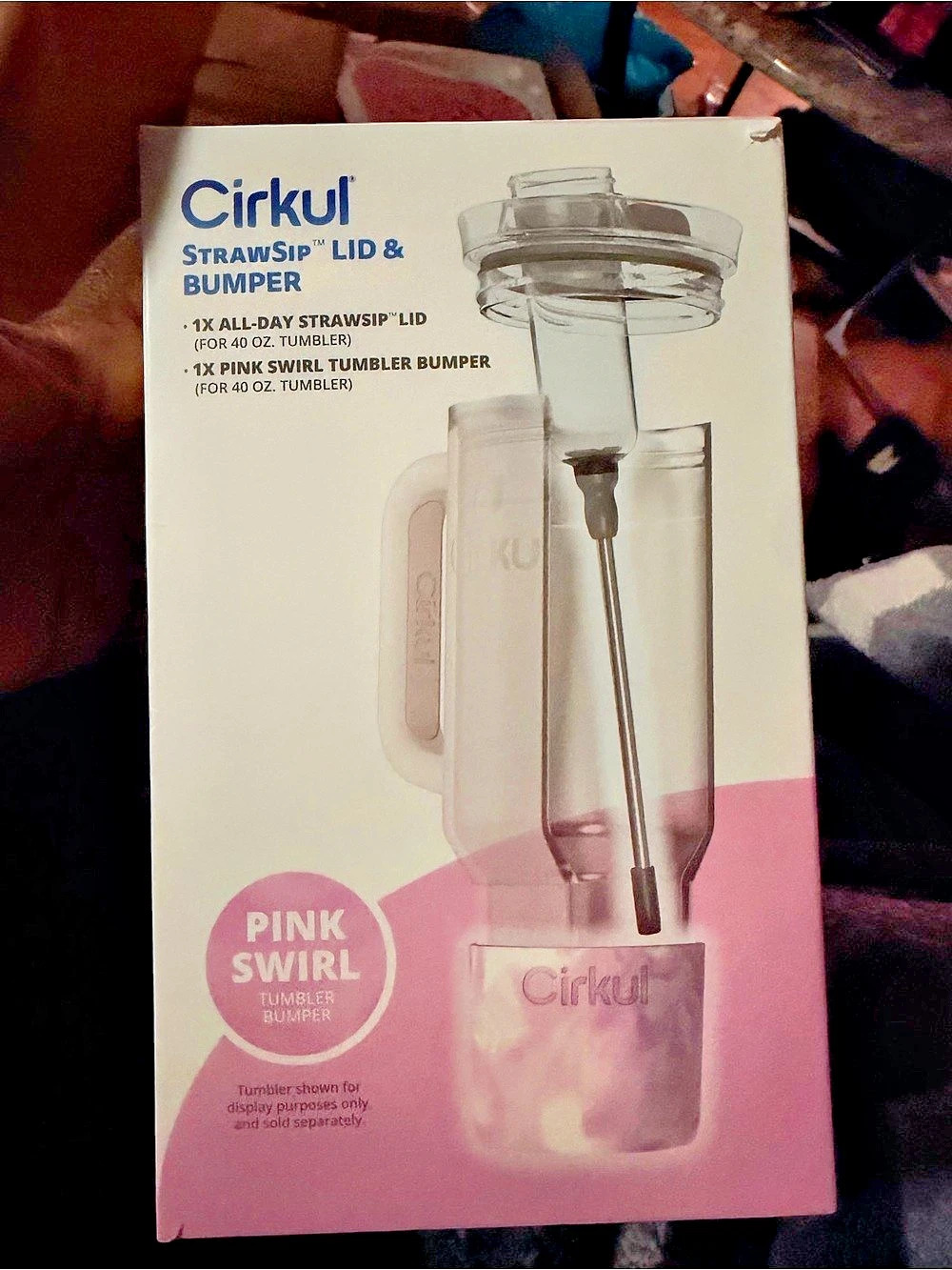 Cirkul StrawSip Lid & Bumper Tumbler Accessory NWT